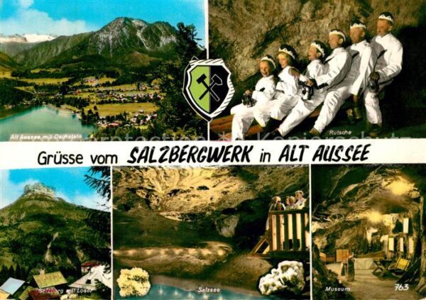 Alt Aussee Salzbergwerk Rutsche Salzsee Museum