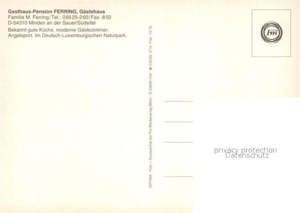 Minden Sauer Kirche Gasthaus Ferring Basilika Echter – Bild 2