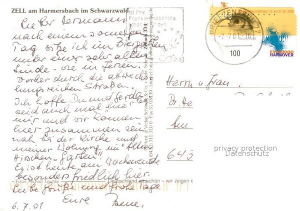 Zell Harmersbach Fürstenberger Hof Rathaus Storchenturm – Bild 2