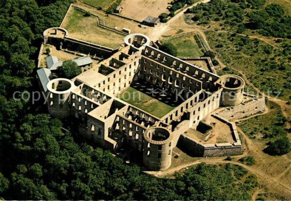Borgholm Slottsruin fran luften Schlossruine Fli