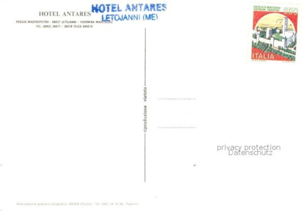 Letojanni Hotel Antares Restaurant Terrasse Swimm – Bild 2