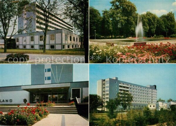 Bad Windsheim Sanatorium Frankenland Park Fontäne