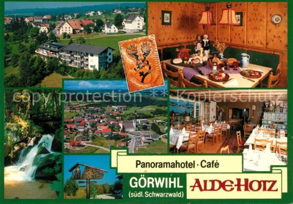 Goerwihl Panoramahotel Cafe Alde Hotz Restaurant