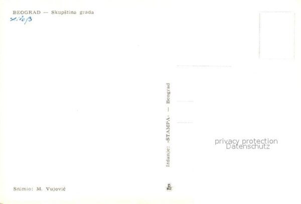 Beograd Belgrad Skupstina grada – Bild 2