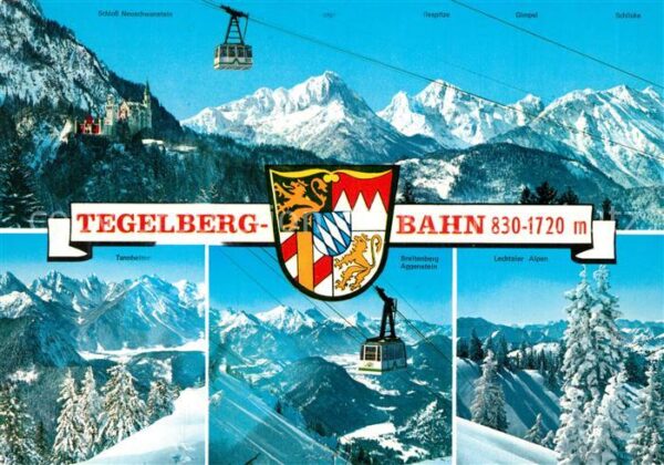 Schwangau Tegelbergbahn Skiparadies Wintersportpl
