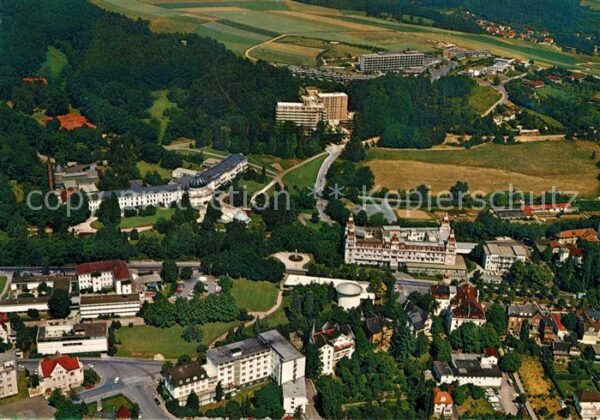 Bad Wildungen Kurviertel Fliegeraufnahme