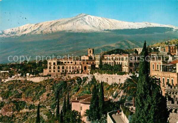 Taormina Sizilien Hotel S Dominico con Etna Vulkan Ätna