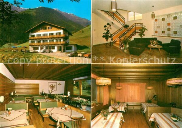 St Leonhard Passeier Pension Sonnenhof Gaststube Jaufenpass
