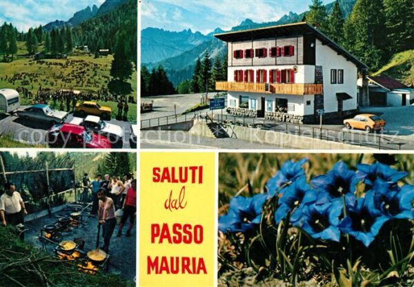 Passo Maurio Gebirgspass Dolomiten Berghotel Alpenfl