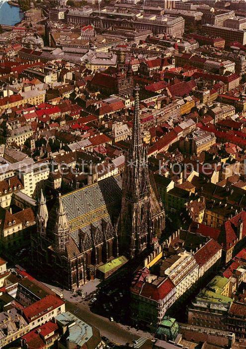 Wien Stephansdom mit Stadtkern Gotischer Hoc