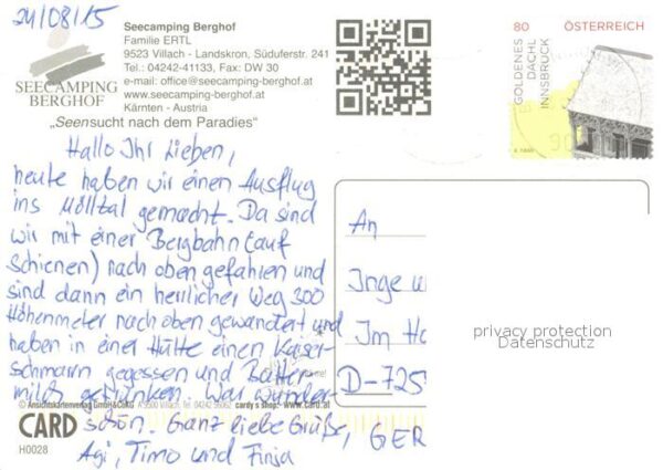 Landskron Kaernten Seecamping Berghof Ossiacher See Alpen – Bild 2