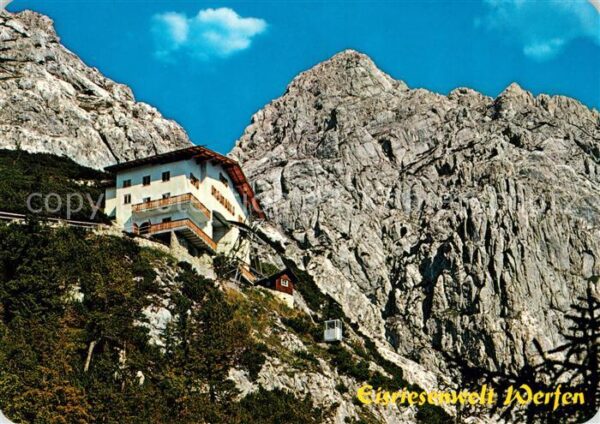 Werfen Salzburg Bergstation Eisriesenwelt Gebirgspanora