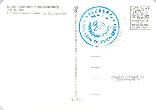 Duerrnberg Hallein Salzbergbahn mit Heilbad Salzbergwerk K – Bild 2