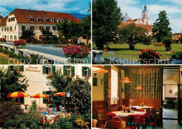 Poellau Gasthof Pension Schreiner Ortsmotiv mit