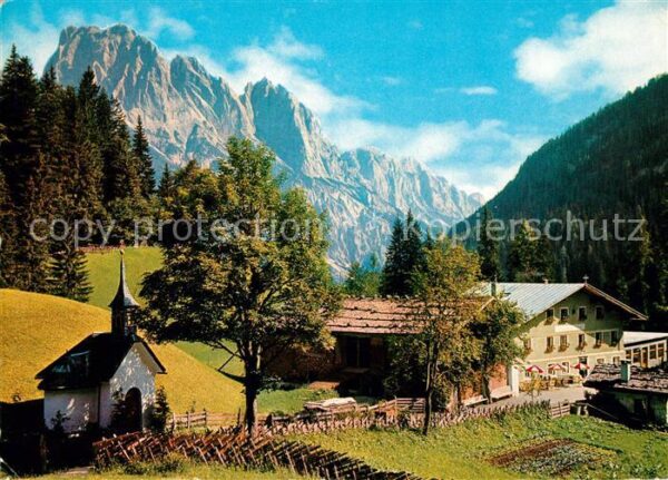 Hirschbuehel-Mooswacht Mühlsturzhorn Kapelle Berggasthof Berch