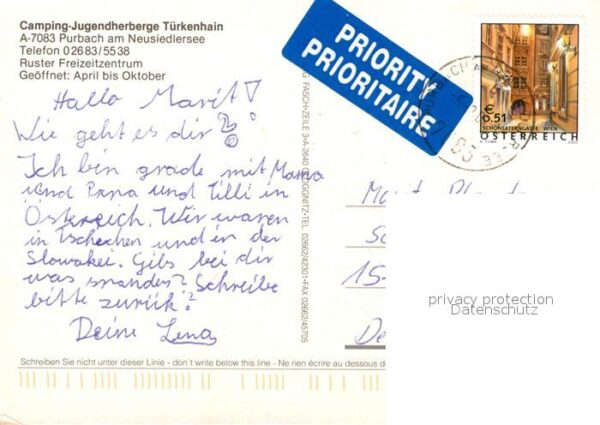 Purbach Neusiedler See Camping Jugendherberge Türkenhain Freiz – Bild 2