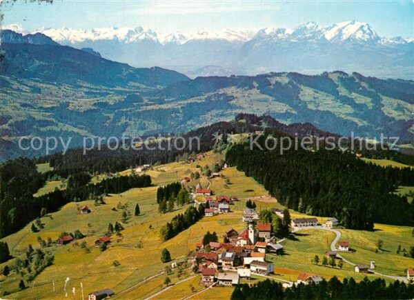 Sulzberg Vorarlberg Panorama Blick gegen Schweizer Berge Fl