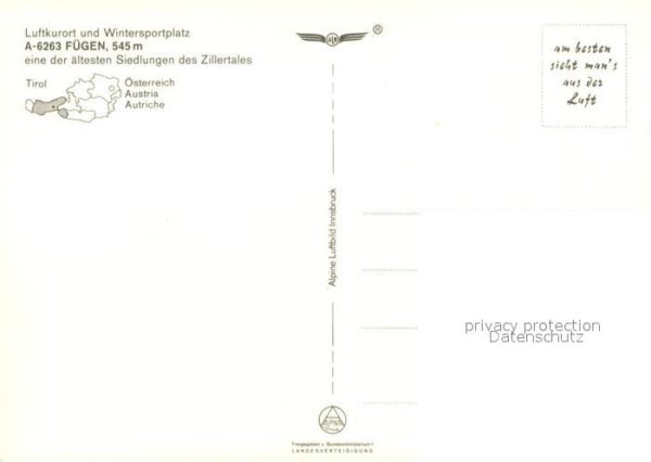 Fuegen Luftkurort Wintersportplatz Zillertal A – Bild 2