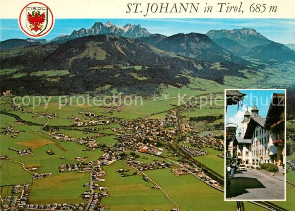 St Johann Tirol mit Loferer und Leoganger Steinberge Fl