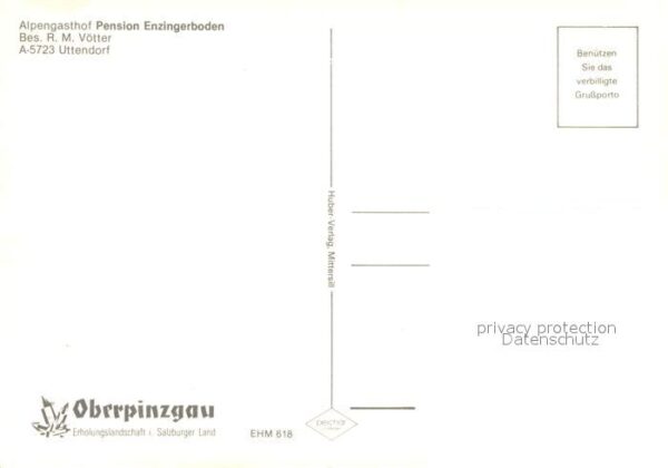 Uttendorf Salzburg Alpengasthof Pension Enzingerboden – Bild 2