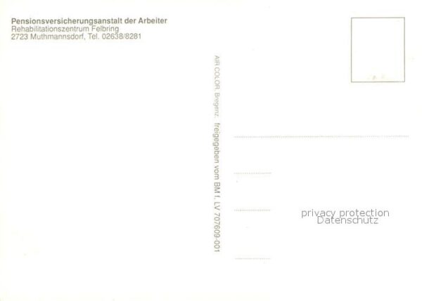 Muthmannsdorf Winzendorf Rehabilitationszentrum Felbring Flieger – Bild 2