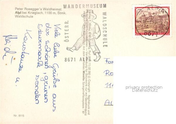 Alpl Peter Roseggers Waldheimat Waldschule – Bild 2
