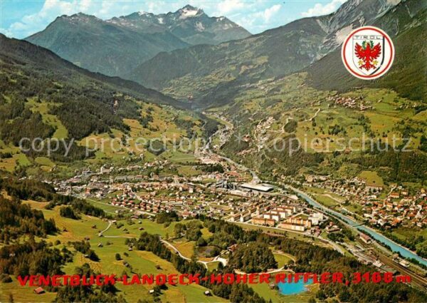 Landeck Tirol Venetblick Landeck Hoher Riffler