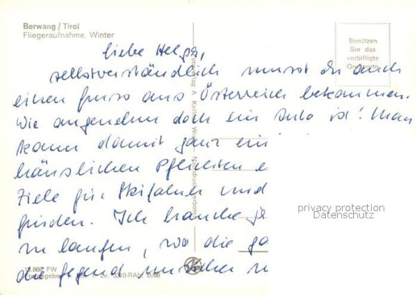 Berwang Tirol Alpen im Winter Fliegeraufnahme – Bild 2