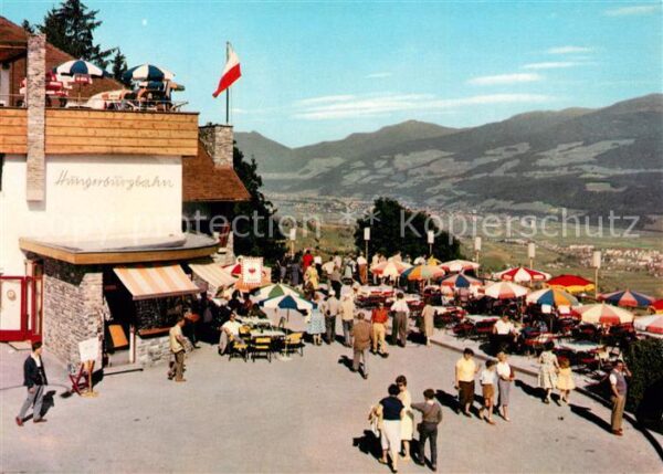 Hungerburg Innsbruck Terrassencafe Blick ins Tal