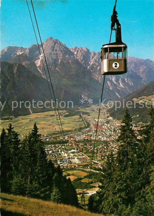 Lienz Tirol Zettersfeld Seilbahn Blick ins Tal gege