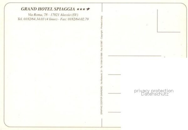 ALASSIO Savona Liguria IT Grand Hotel Spiaggia Swimming Pool Rivi – Bild 2