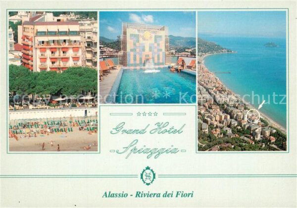 ALASSIO Savona Liguria IT Grand Hotel Spiaggia Swimming Pool Rivi