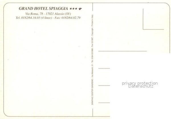 ALASSIO Savona Liguria IT Grand Hotel Spiaggia Swimming Pool Rivi – Bild 2