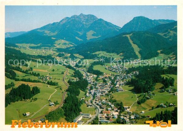 Fieberbrunn Tirol Wander und Ferienparadies Blick gegen S