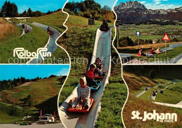 St Johann Tirol Rolba Run Sommerrodelbahn Alpenpanorama