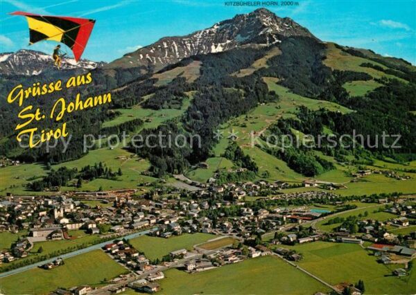 St Johann Tirol mit Kitzbüheler Horn Drachenflieger Fli