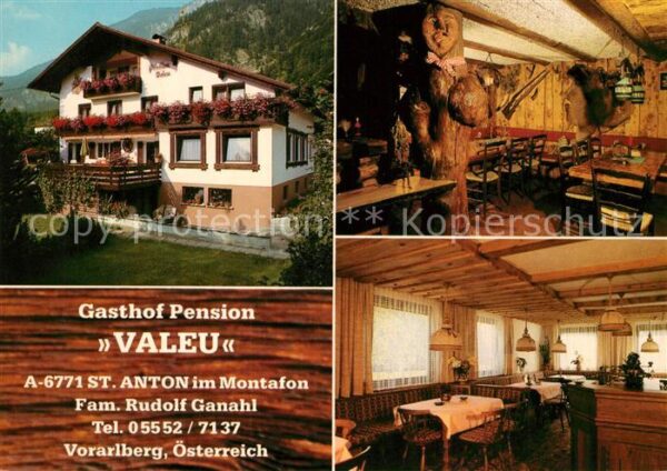 St Anton Montafon Gasthof Pension Valeu