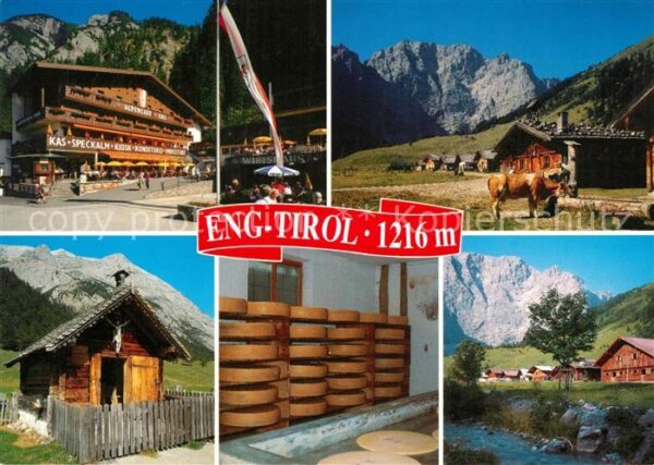 Hinterriss Tirol Alpengasthof Alpencafe Eng am grossen A