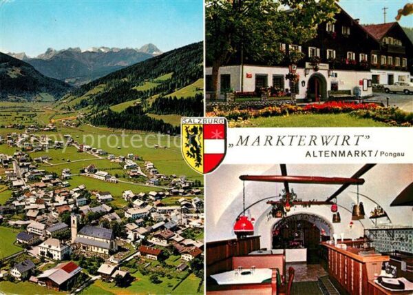 Altenmarkt Pongau Gasthof Markterwirt Alpenpanorama Flieg