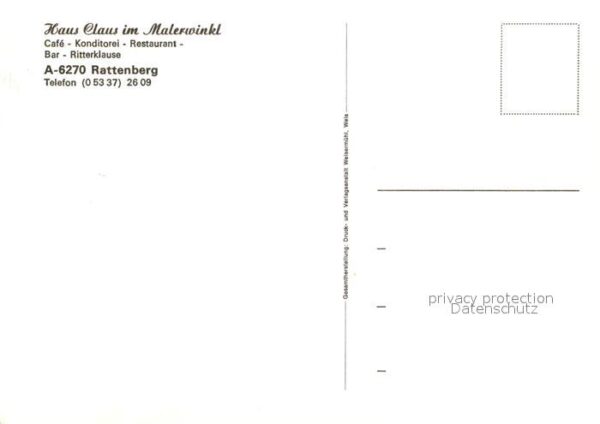 Rattenberg Tirol Haus Claus im Malerwinkel Cafe Restaura – Bild 2
