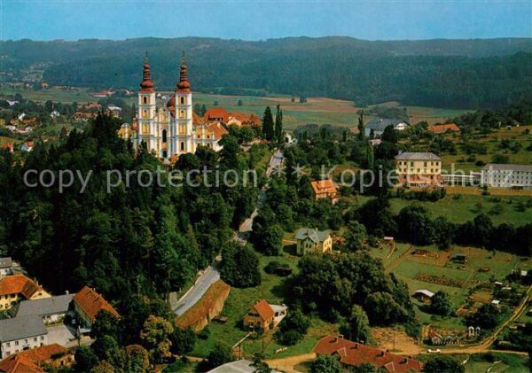 Graz Steiermark Wallfahrtskirche Mariatrost Fliegeraufn