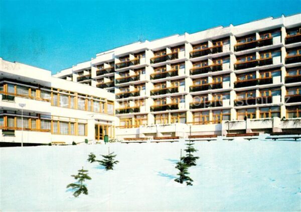 Luhacovice Zotavovna ROH Hotel im Winter