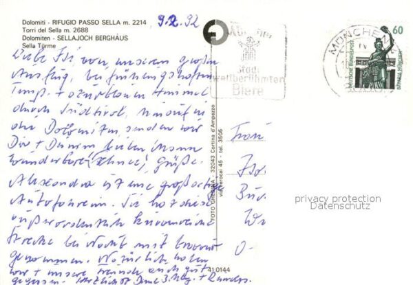 Sellajoch Rifugio Passo Sella Torri del Sella Ber – Bild 2