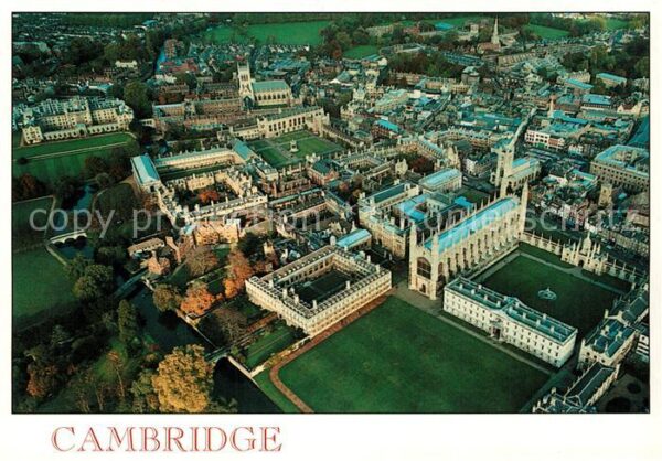 Cambridge Cambridgeshire Aerial view