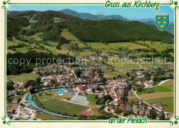 Kirchberg Pielach Erholungsort Voralpen Fliegeraufnahme