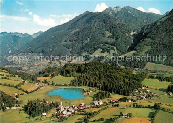Goldegg Luftkurort Alpenpanorama Fliegeraufnahm