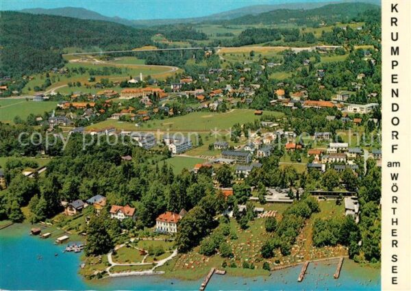 Krumpendorf Woerthersee Fliegeraufnahme