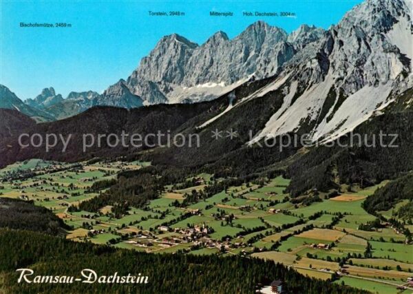 Ramsau Dachstein Steiermark Hochplateau Alpenpanorama Fliegeraufnah