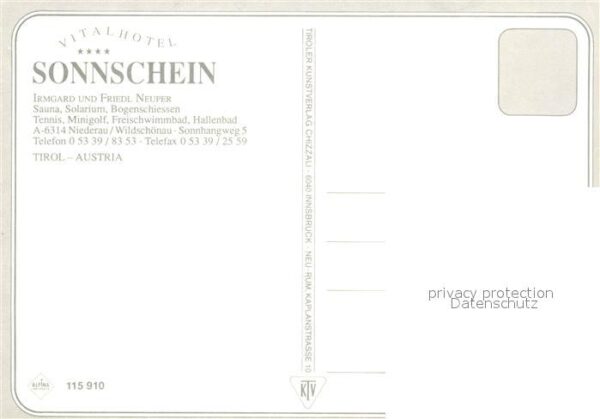 Niederau Wildschoenau Vitalhotel Sonnschein Restaurant Cafe S – Bild 2