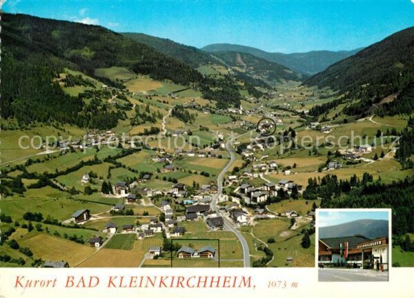 Bad Kleinkirchheim Kaernten Panorama Kurort Fliegeraufnahme